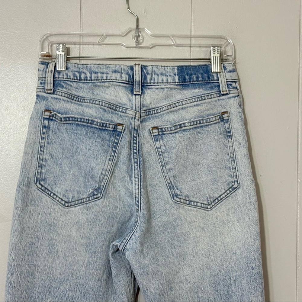 Abercrombie & Fitch 90’s Straight Ultra High Rise Jeans Light Wash Size 6 / 28 - Picture 7 of 10